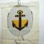 Kriegsmarine NCO's anchor BeVo woven badge for sports uniforms 1