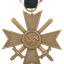 War Merit Cross with Swords 2nd Class on a ribbon 0
