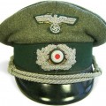 Heer Pionier, mid war officer’s visor hat with black piping.