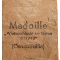 Ostmedaille envelope Metall-Kunststoff