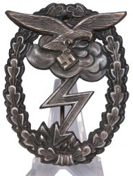 Luftwaffe Ground Assault Badge G.B. Brehmer.