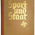 Heavily illustrated book "Sport und Staat", 1937