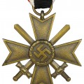 Mid to late WW2 War Merit Cross in zinc