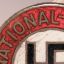 NSDAP party badge. Asterisk logo. Unknown manufacturer 1