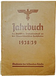 Jahrbuch der Deutschen Studentenschaft an den Ostmarkdeutschen Hochschulen 1938/39