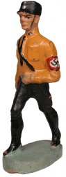 An SS LAH soldier in early uniforms figurine, Elastolin