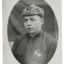 Red Army soldier with badges and Budyonovka hat 0