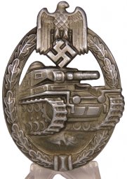 Panzerkampfabzeichen in Bronze - Otto Schickle
