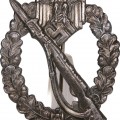 Infantry Assault Badge in silver R.S marked
