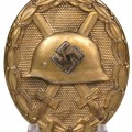 Wound Badge. Gold Grade, Glaser & Sohn