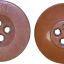 Sand brown color Luftwaffe 18 mm button for uniforms and equipment 0