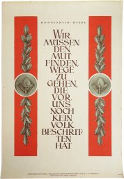 The weekly motto of the NSDAP poster. October, 1941