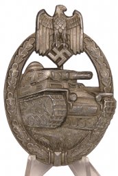 Panzerkampfabzeichen in Bronze-Linden
