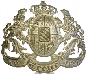 Bavarian WW1 Pickelhaube Helmet Cockade