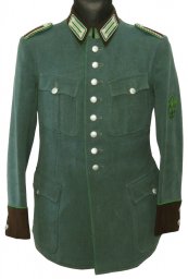 The tunic of the Ordnungspolizeit police of the 3rd Reich