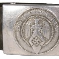 Hitler Youth Leather Belt with Aluminum Buckle and Motto "Blut und Ehre!"