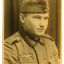 Portrait photo of German artillery soldier, war time period 0