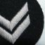 Marine HJ-Oberrottenführer or DJ Oberhordenführer sleeve rank insignia 1
