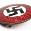 NSDAP party badge "9" Robert Hauschild 1