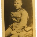 Portrait photo of the German soldier