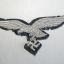 Luftwaffe breast eagle on a felt base, unused 3