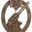 Wehrmacht anti-aircraft gunner badge in Buntmetal - Juncker 0