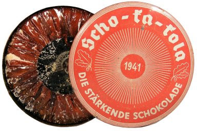 Scho-Ka-Kola 1941. Metal can of chocolate for the Wehrmacht