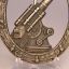 Wehrmacht anti-aircraft gunner badge in Buntmetal - Juncker 2