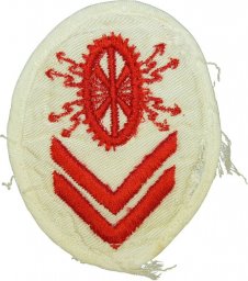 Kriegsmarine electric technician in second grade trade patch.