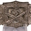 Close combat clasp in silver "FEC. W. E. Peekhaus Berlin - FLL"