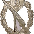 Infanterie Sturmabzeichen by Franke & Co. Hollow. Zinc