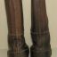 WWII German soldier's brown leather long combat boots for Wehrmacht, Luftwaffe or Waffen SS 2