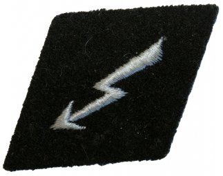 SS Sleeve diamond for communication troops