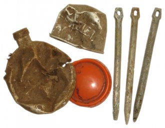 German Wehrmacht Battlefield relics set from Leningrad area