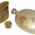 Courland (Latvia) relic find German Canteen M31 marked CFL40