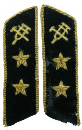 USSR Ministry of Railways collar tabs model 1955. Director-General