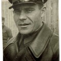 Red Army state security officer in leather coat