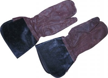RKKA Dispatch riders or motorcyclist brown leather gloves