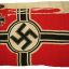 Battle Flag of the Kriegsmarine with the Commander’s Pennant from the U-407 Submarine 0