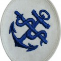 Kriegsmarine Medical NCO's career/trade patch for summer white uniforms