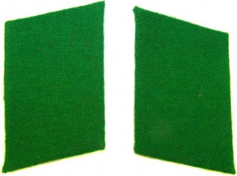 3rd Reich Luftwaffe Ground troops troops collar tabs, grass green