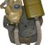 RKKA gas mask BN- MT4, rare variant with early war modified mask MOD-08 0