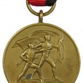 Czechia occupation medal on a ribbon