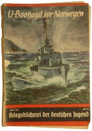 U boat hunting in Norwegian sea. Kriegsbücherei der deutschen Jugend, Heft 67