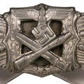 The Close Combat badge in silver Souval