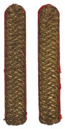 The shoulder boards of an official from the Ministry of the Russian Imperial Household