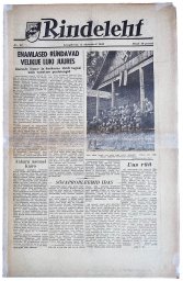 Estonian WW2 news Rindeleht issue 21, 1943