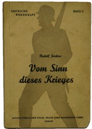 Vom Sinn dieses Krieges - Deutsche Wehrkraft, Band 3