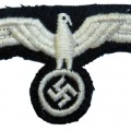 Privately purchased machine embroidered breast eagle