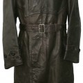 Leather double-breasted coat of the "Raglan" type, model 1926